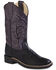 Image #2 - Old West Boys' Colorful Western Boots - Square Toe, , hi-res