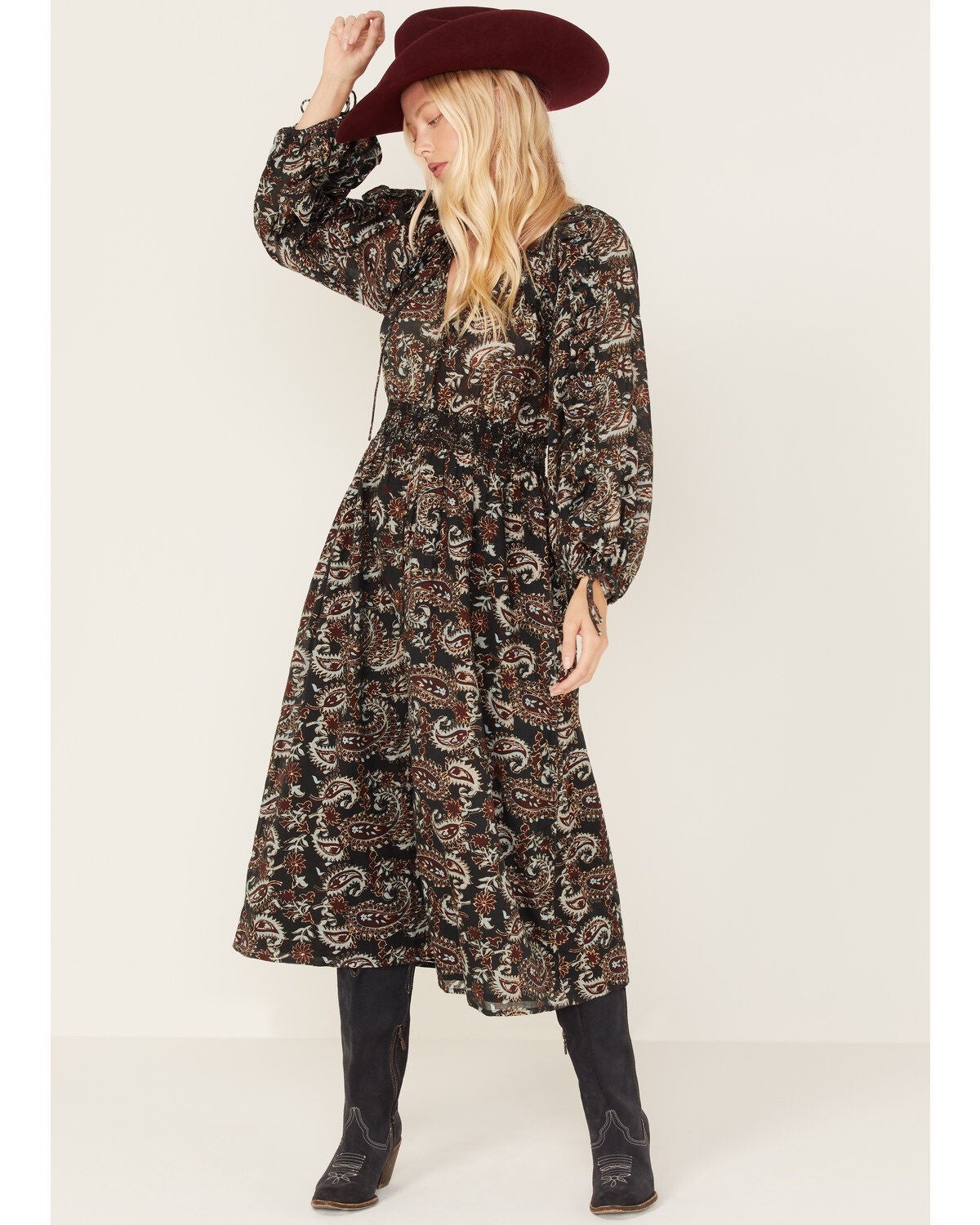 Cleobella Women's Corrine Midi Dress, Multi, hi-res