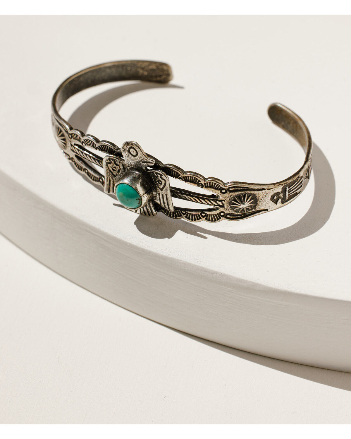 Image #2 - Broken Arrow Jewelry Women's Travelin Eagle Cuff, Silver, hi-res