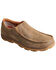 Image #1 - Twisted X Men's CellStretch Slip-On Driving Shoes - Moc Toe, Brown, hi-res
