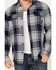 Image #3 - Brothers and Sons Men's Conrad Plaid Print Long Sleeve Button-Down Shirt, Navy, hi-res