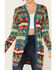 Image #3 - Tasha Polizzi Women's Southwestern Print Cardigan, Blue, hi-res