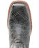 Laredo Men's Charcoal Geo Stitch Western Boots - Broad Square Toe, Charcoal, hi-res