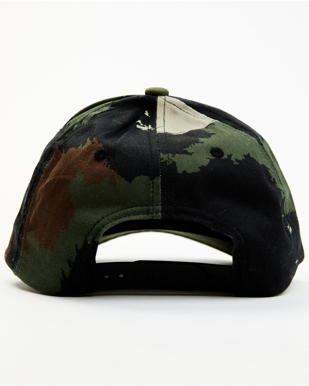 Image #3 - Brixton Men's Linwood Camo Print Ball Cap, Olive, hi-res
