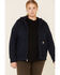 Carhartt Women's Navy Clarksburg Full-Zip Hoodie - Plus, Navy, hi-res