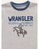 Image #2 - Wrangler Toddler Boys' Rodeo Cowboy Short Sleeve Graphic T-Shirt, Grey, hi-res