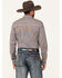 Image #4 - Cody James Men's Hound Dog Plaid Print Long Sleeve Button-Down Western Shirt - Tall, Chocolate, hi-res