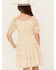 Image #4 - Trixxi Girls' Daisy Print Ruffle Dress, Yellow, hi-res