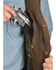 Image #2 - Outback Trading Co Men's Deer Hunter Oilskin Vest, Brown, hi-res