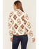 Image #4 - Shyanne Women's Southwestern Print Oversized Polar Fleece Pullover, Natural, hi-res