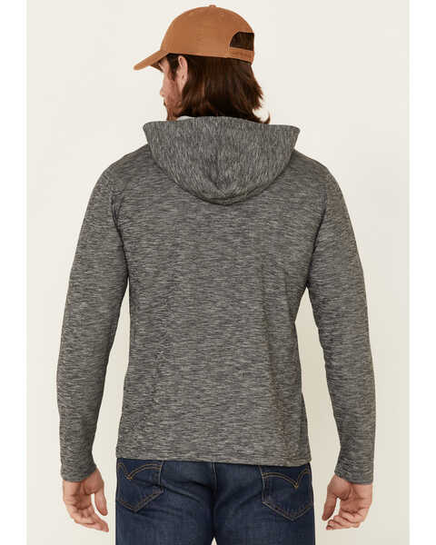 Image #4 - North River Men's Solid Hooded Shirt, Grey, hi-res