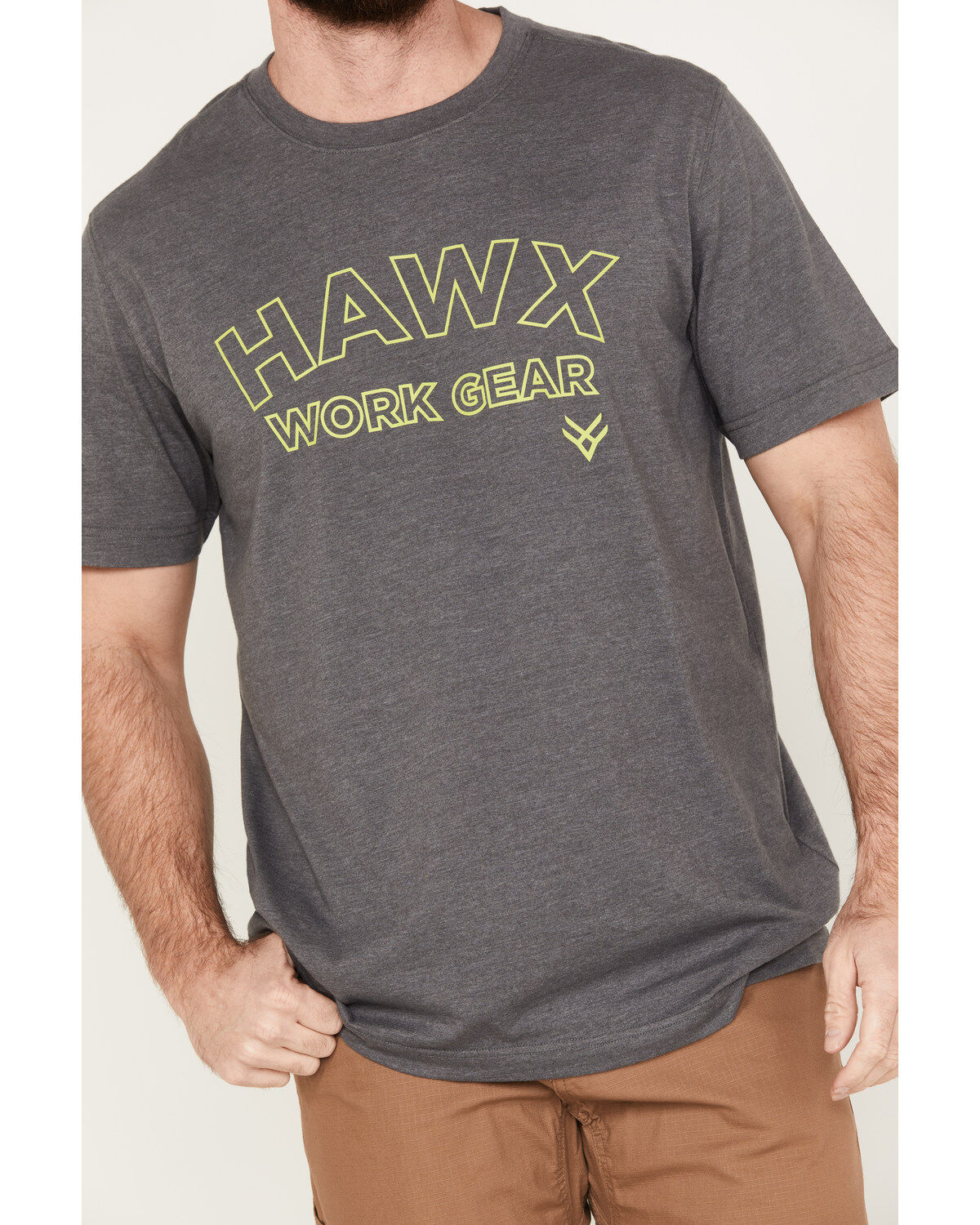 Image #3 - Hawx Men's Graphic Short Sleeve T-Shirt, Charcoal, hi-res