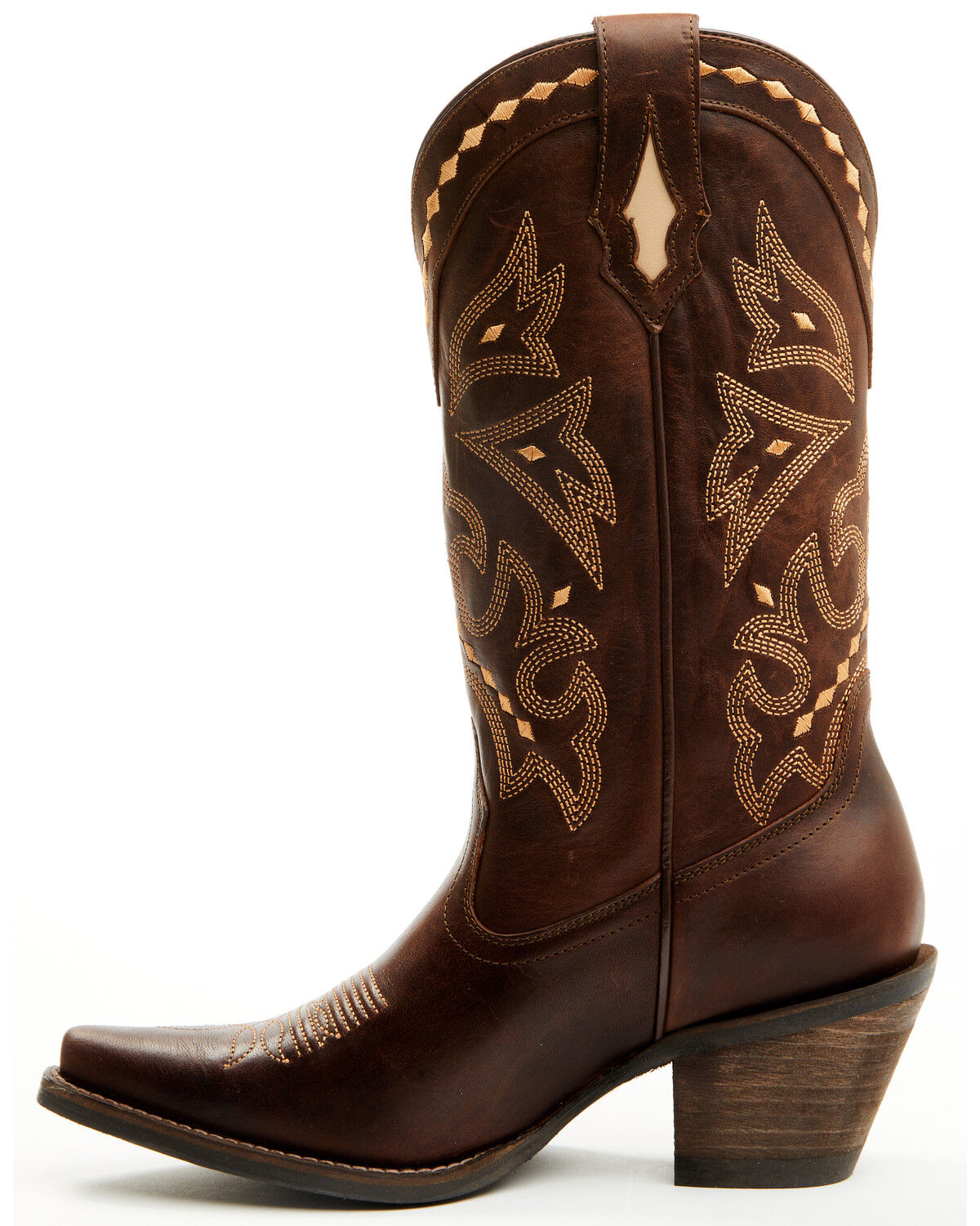 Image #3 - Shyanne Women's Tomas Tall Western Boots - Snip Toe, Brown, hi-res