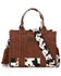 Image #2 - Wrangler Women's Whipstitch Patchwork Crossbody Bag, Brown, hi-res