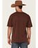 Cody James Men's Desert Compass Graphic Short Sleeve T-Shirt , Burgundy, hi-res