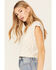 Cleo + Wolf Women's Textured Knit Sweater , Ivory, hi-res