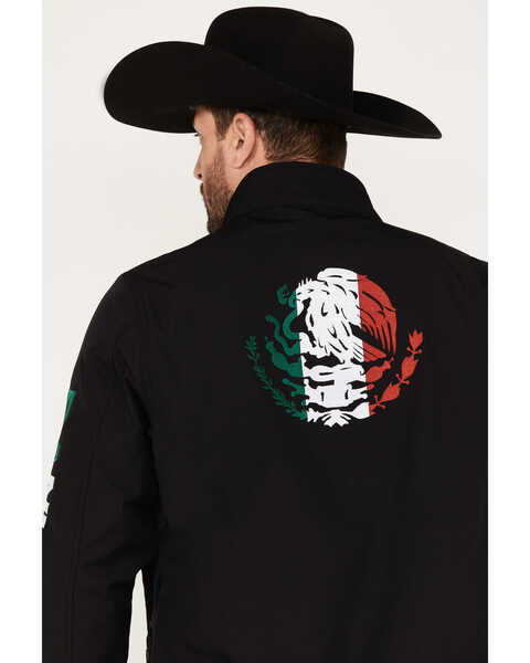 RANK 45 Men's Mexico Seal Softshell Jacket, Black, hi-res