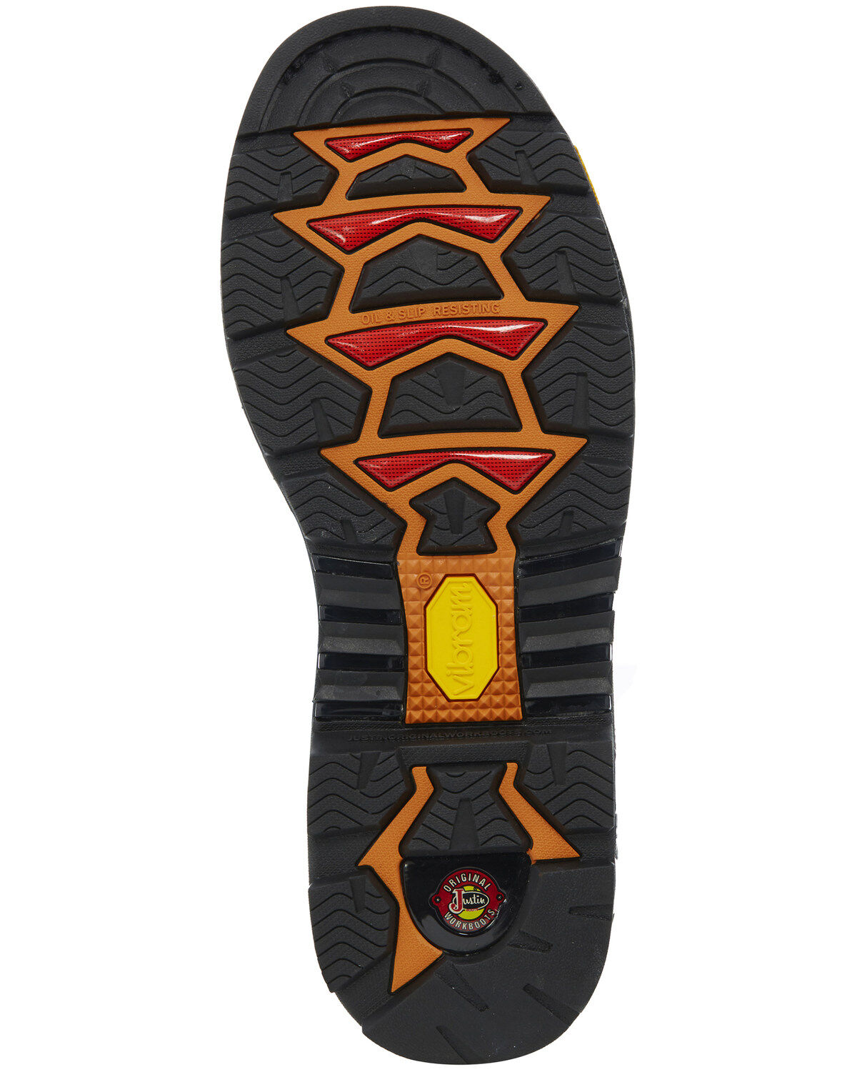 Image #6 - Justin Men's Warhawk Waterproof Work Boots - Composite Toe, , hi-res