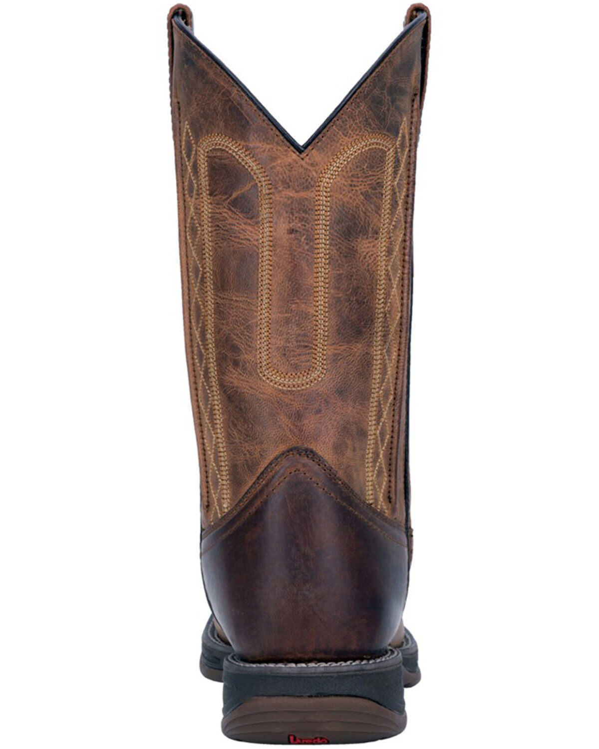 Image #5 - Laredo Men's Bennett Broad Square Toe Western Boots, Tan, hi-res
