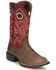 Image #1 - Justin Women's Liberty River Western Boots - Broad Square Toe, Grey, hi-res