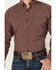Image #3 - Ariat Men's Nicco Plaid Print Long Sleeve Button-Down Performance Shirt, Wine, hi-res