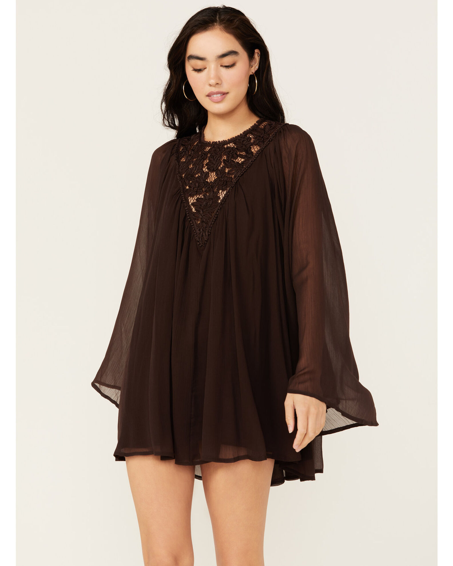 Free people clearance bell sleeve dress