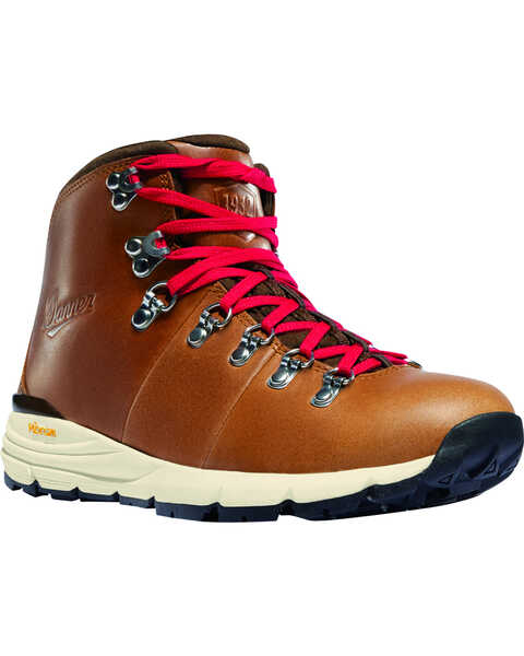 Danner Women's Mountain 600 Hiking Boots - Round Toe, Tan, hi-res