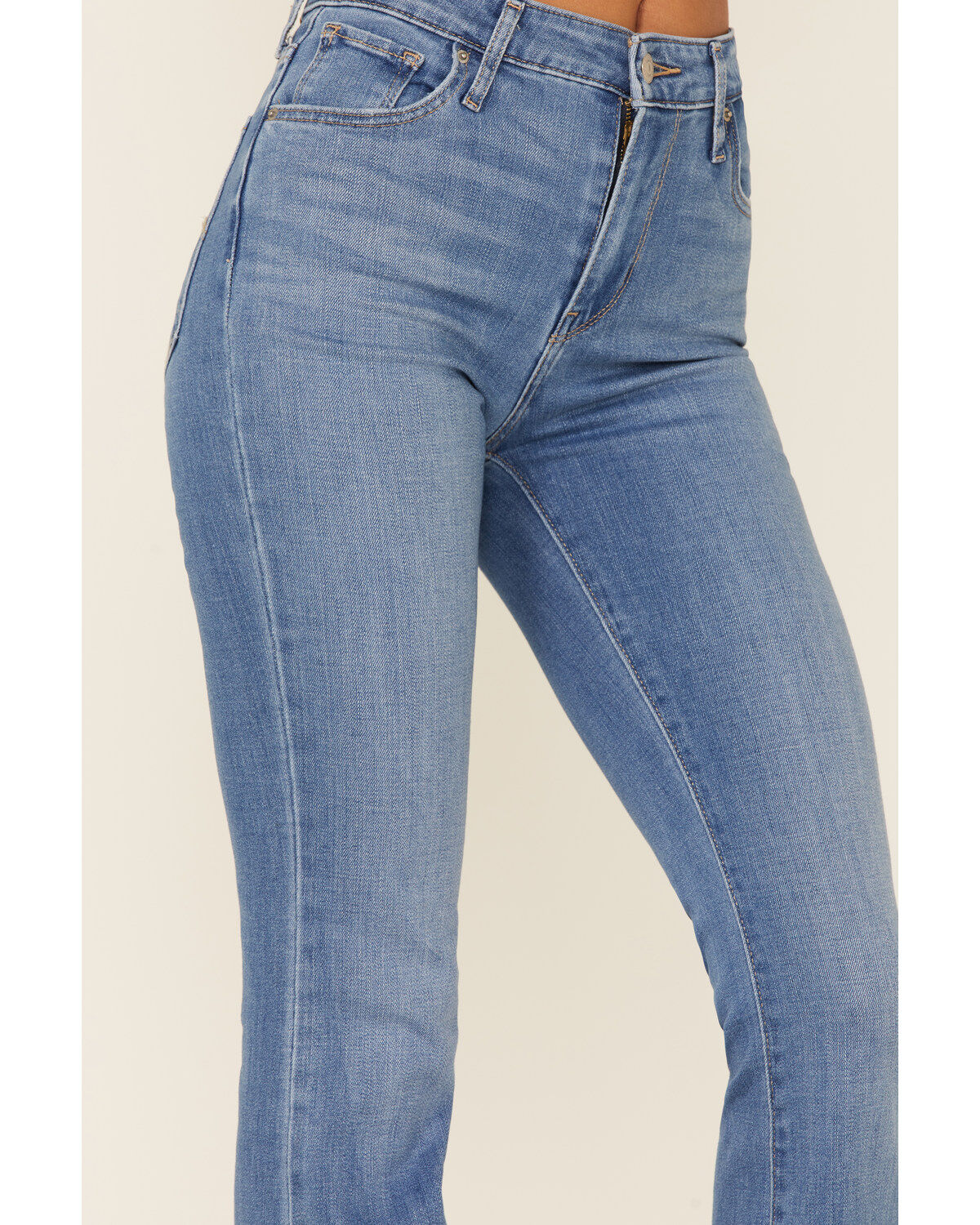 Image #2 - Levi's Women's 725 Tribeca Sun High Rise Bootcut Jeans, Blue, hi-res