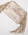 Image #2 - Shyanne Women's Grey Glitter Inlay With Fringe Crossbody Bag, Silver, hi-res