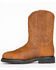Image #5 - Cody James® Men's Broad Square Composite Toe Western Work Boots, Brown, hi-res