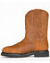 Cody James® Men's Broad Square Composite Toe Western Work Boots, Brown, hi-res