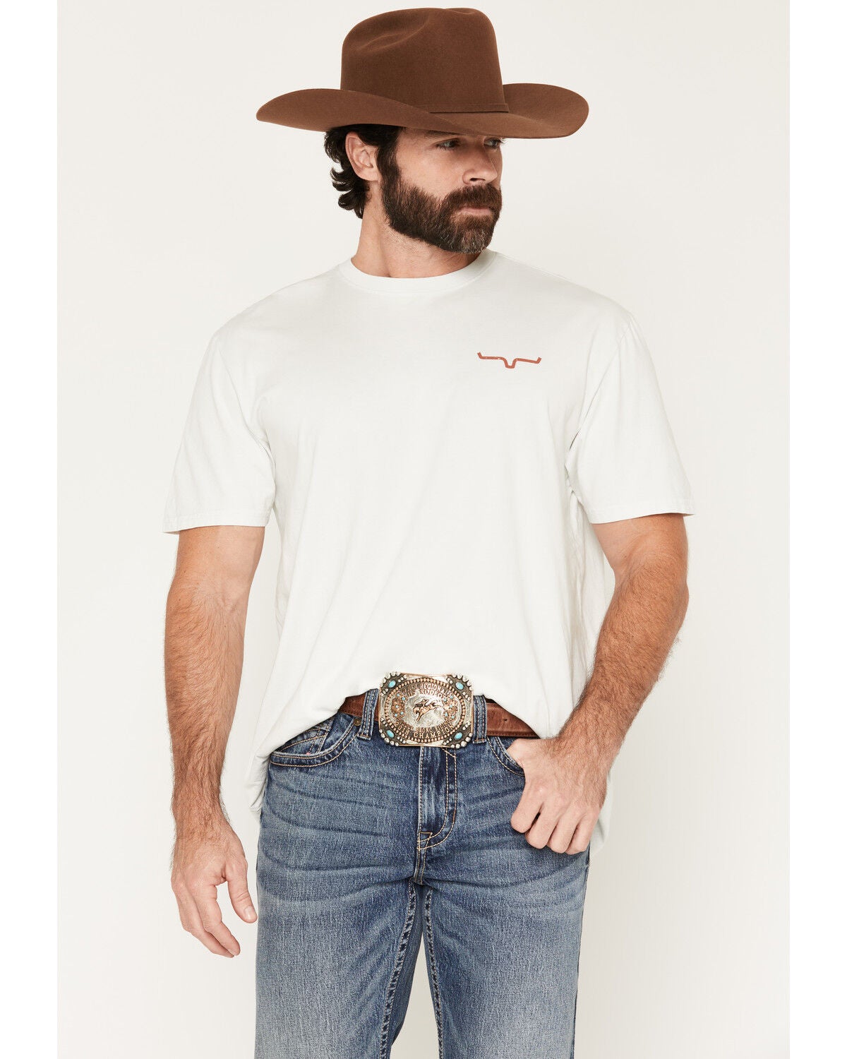 Image #2 - Kimes Ranch Men's Not Our First Short Sleeve Graphic T-Shirt, White, hi-res