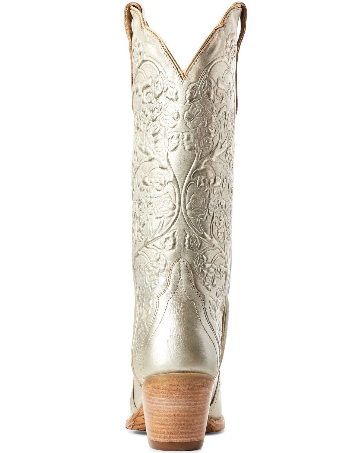 Image #3 - Ariat Women's Platinum Gold Western Boots - Snip Toe, , hi-res