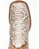 Dan Post Women's Back Cut Natural Python Exotic Western Boot - Broad Square Toe, Natural, hi-res