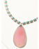 Shyanne Women's Prism Skies Geode Necklace, Silver, hi-res