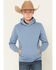 Image #2 - Ariat Boys' Logo Valley Graphic Hooded Sweatshirt, Teal, hi-res