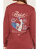 Image #4 - Ariat Women's Rebar Cotton Strong&trade; Vintage Mother Long Sleeve Graphic Work Tee, Red, hi-res