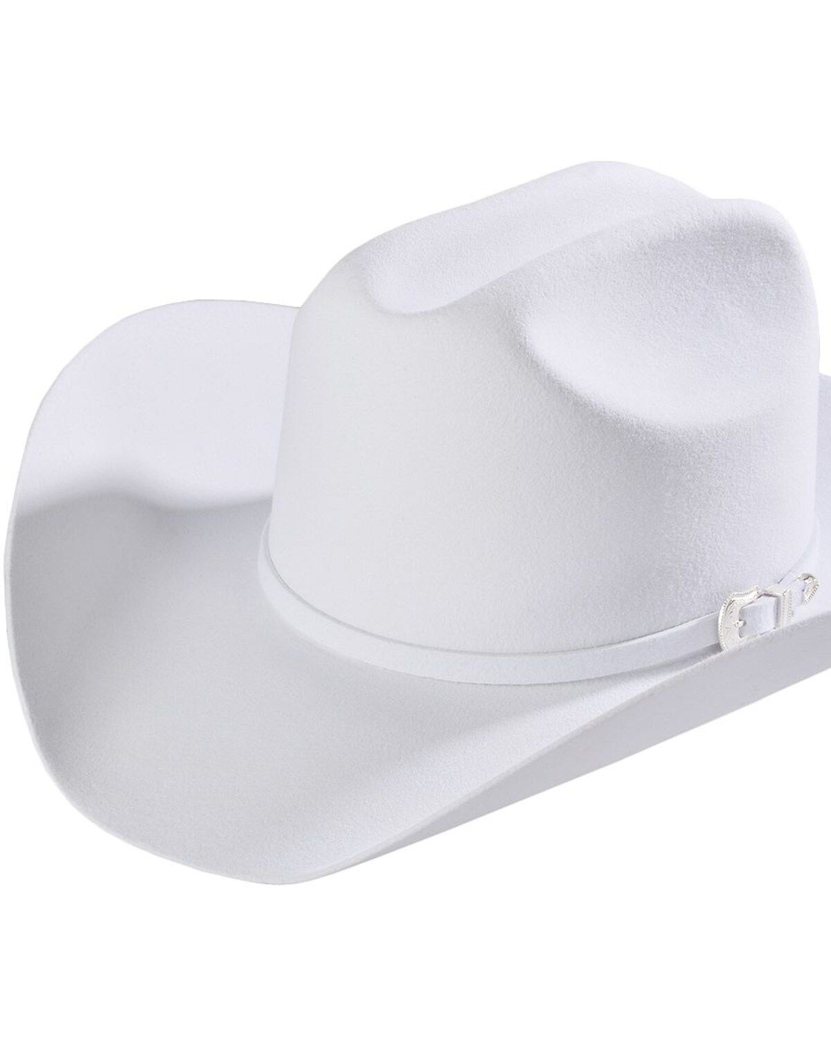 white felt cowboy hat