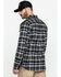 Image #2 - Hawx Men's Grey Berm Stretch Plaid Long Sleeve Flannel Work Shirt , , hi-res