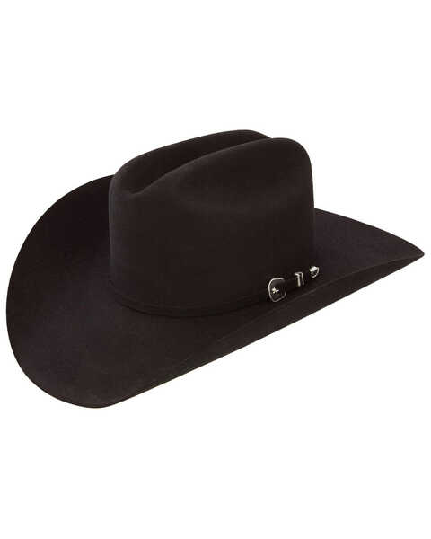 Resistol Men's 6X City Limits George Strait Black Fur Felt Cowboy Hat