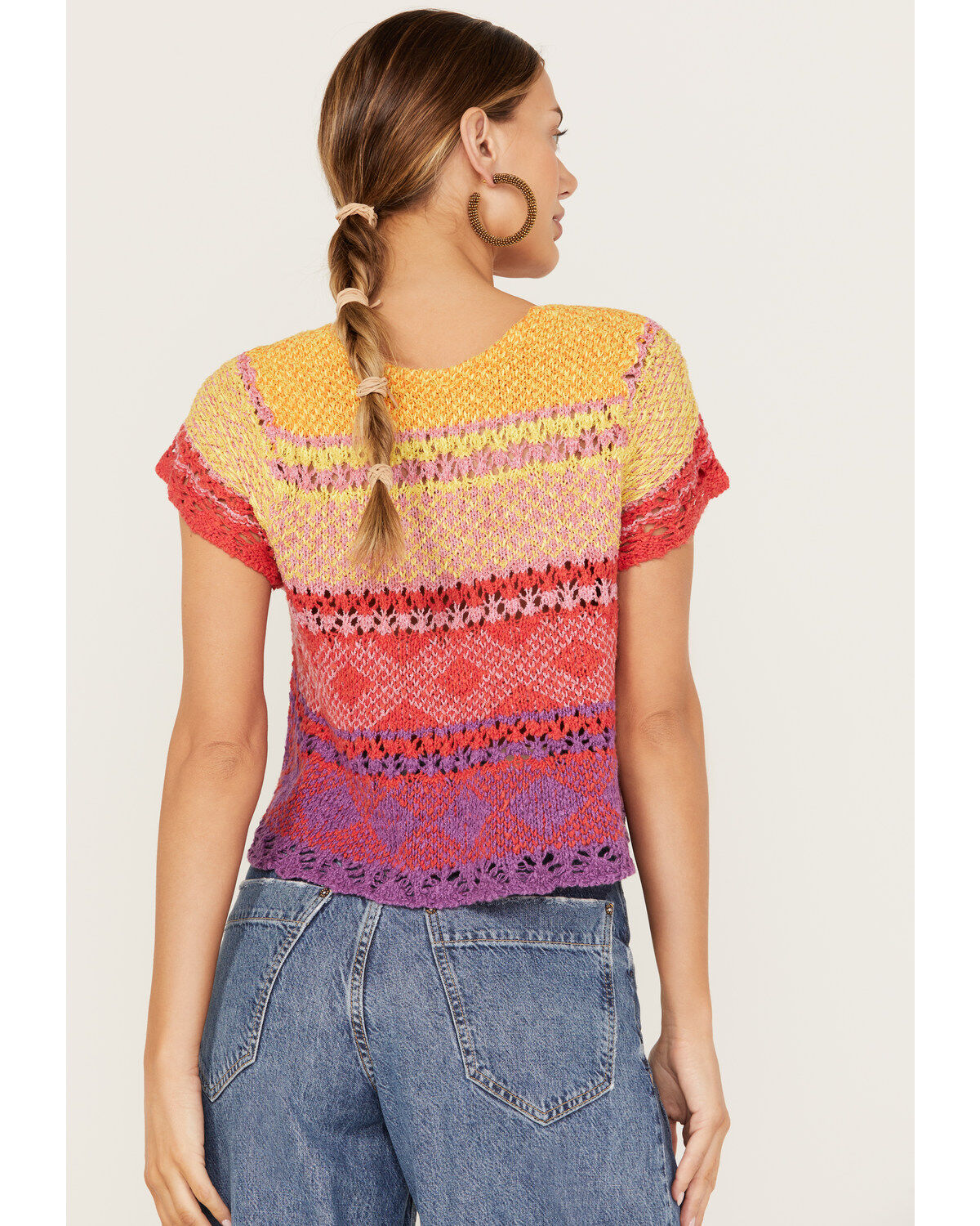 Image #4 - Free People Women's Lily Sweater Tee, Multi, hi-res