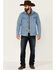 Image #3 - Cody James Men's Coasting Light Wash Button-Front Unlined Denim Jacket, Indigo, hi-res