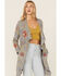 Johnny Was Women's Barret Embroidered Cardigan Sweater, Grey, hi-res
