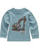 Image #1 - Carhartt Toddler Boys' Stillwater Construction Long Sleeve Graphic T-Shirt, Light Blue, hi-res