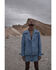 Understated Leather Women's Sunburst Leather Zip-Front Moto Jacket , Turquoise, hi-res