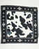 Image #3 - Idyllwind Women's Mona Cow Print Oversized Wild Rag, Black, hi-res