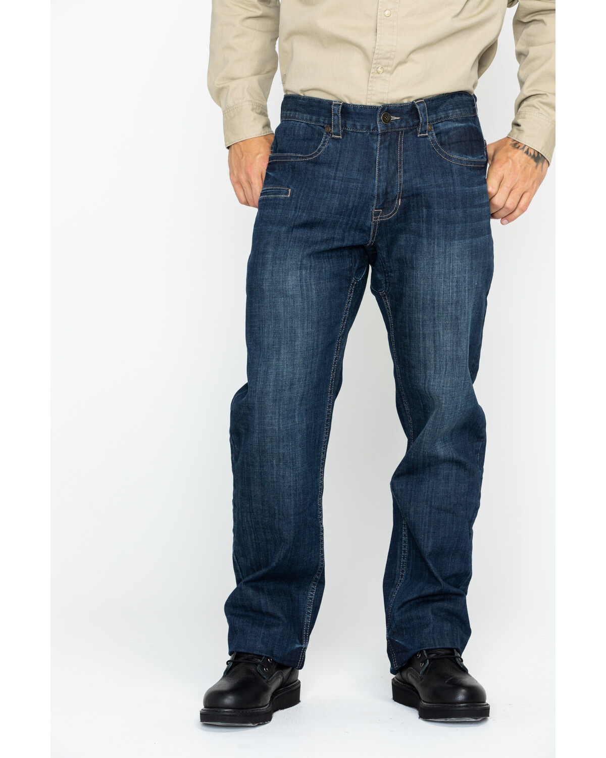 stretch work jeans mens