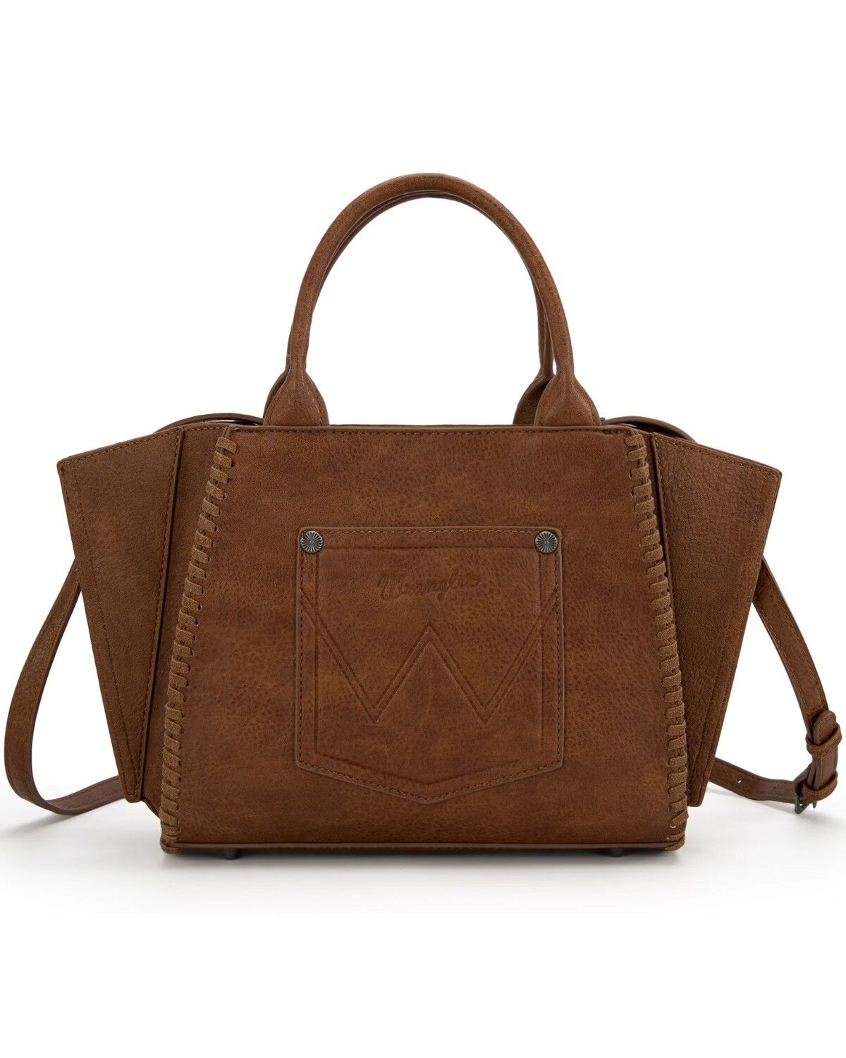 Image #2 - Wrangler Women's Jessie Embroidered Concealed Carry Tote, Brown, hi-res