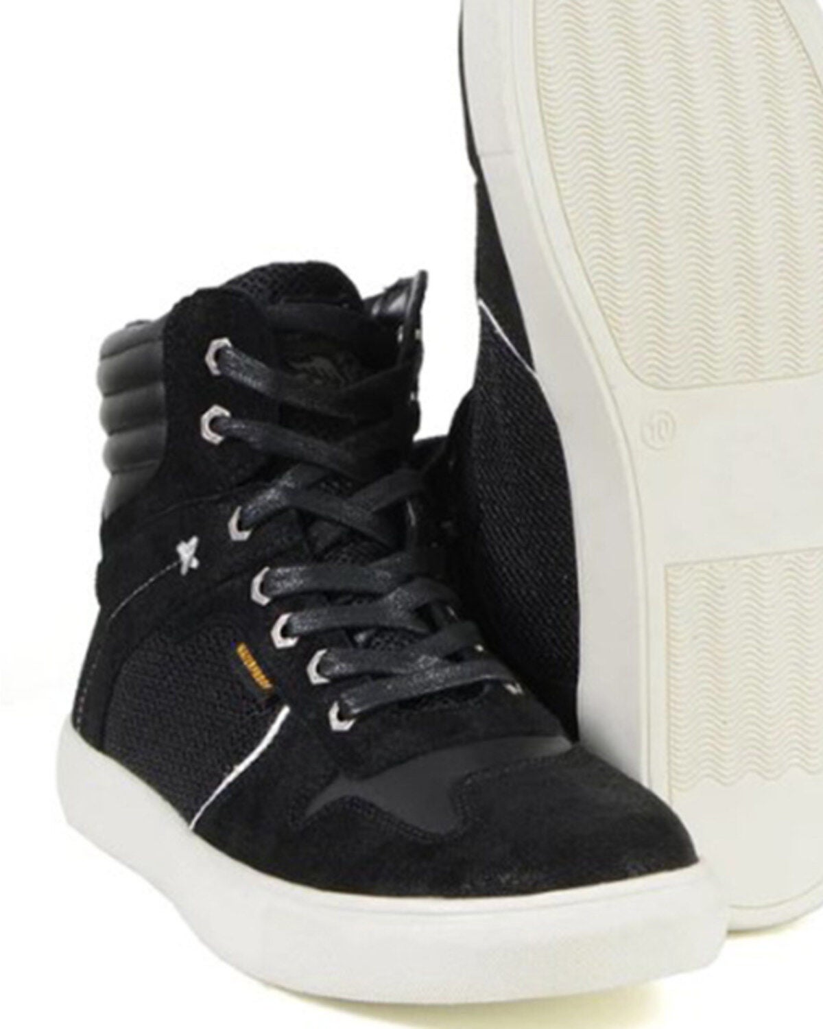 Image #3 - Milwaukee Leather Men's Reinforced Street Riding Waterproof Shoes Round Toe - Extended Sizes, Black, hi-res