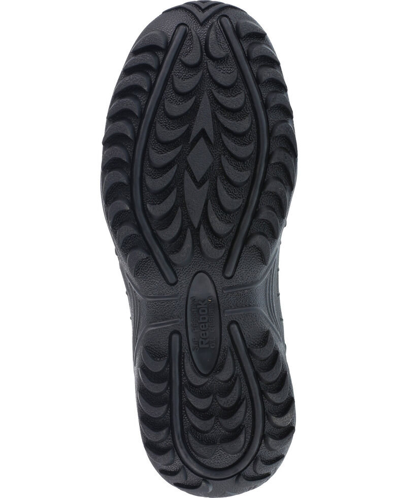 Reebok Women's Stealth 8" Lace-Up Black Side-Zip Work Boots - Composite Toe, Black, hi-res